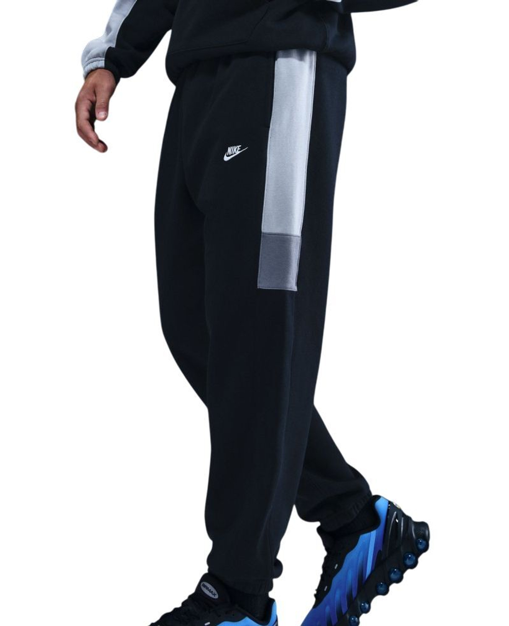 Теннисный костюм Nike Sportswear Club Fleece Hooded - black/light smoke grey/smoke grey/white