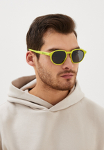 Спортивные очки HILX Orion / Matt Solid Yellow / Black Polarized Lens