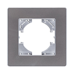 Рамка 1-постовая, серый Kollinger Eleganz Acryl EA1GY