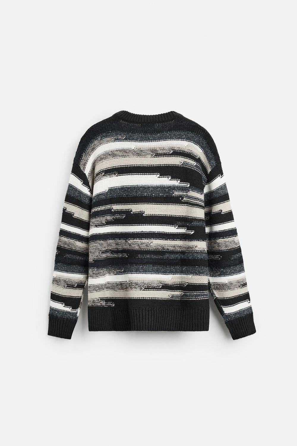 Свитер jacquard с геометрическим узором
