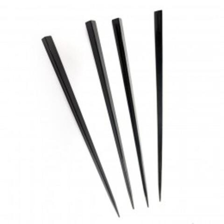 Пика шпажка пластик "Призма" 11,5 см черный 1000 шт Garcia De Pou
