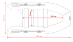 Лодка ПВХ Gladiator Air Sport E350S НДНД -