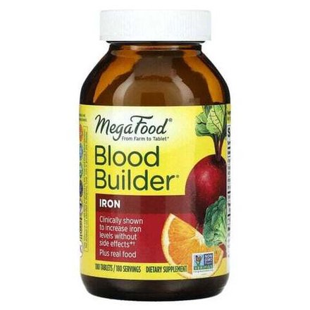 Для сердца и сосудов MegaFood, Blood Builder, железо, 180 таблеток