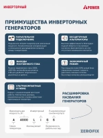 Генератор бензиновый инверторный A-iPower A3500i (3.5 кВт)