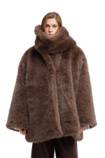 Шуба Old Money Brown