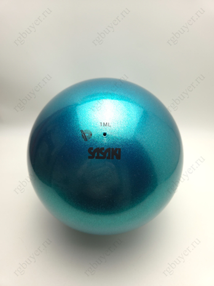 Мяч Sasaki 18,5 см серия "Металлик" Морской зеленый SEG (Sea Green)