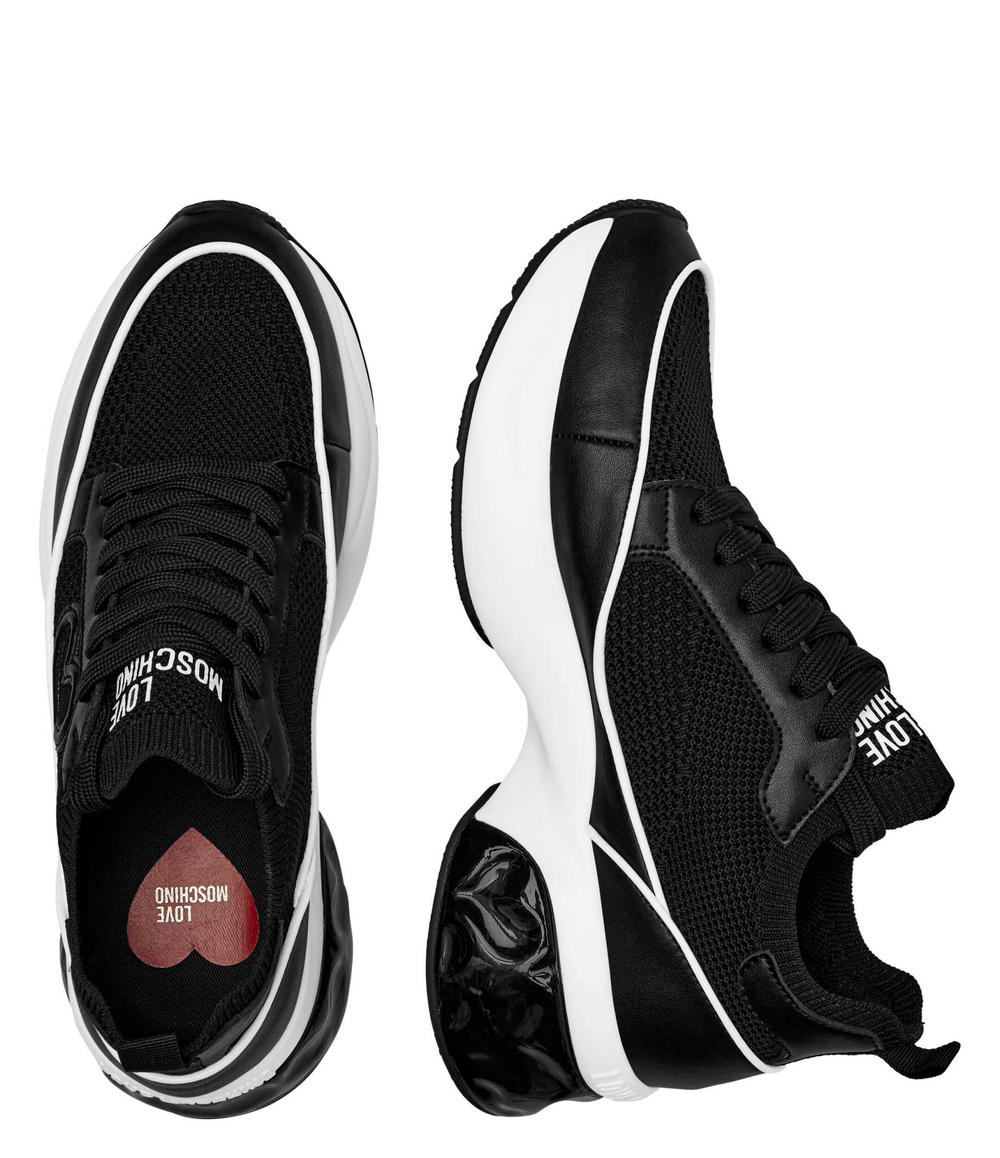 Кроссовки CRYSTAL60 Love Moschino - черный(JA15416G0LIYK)