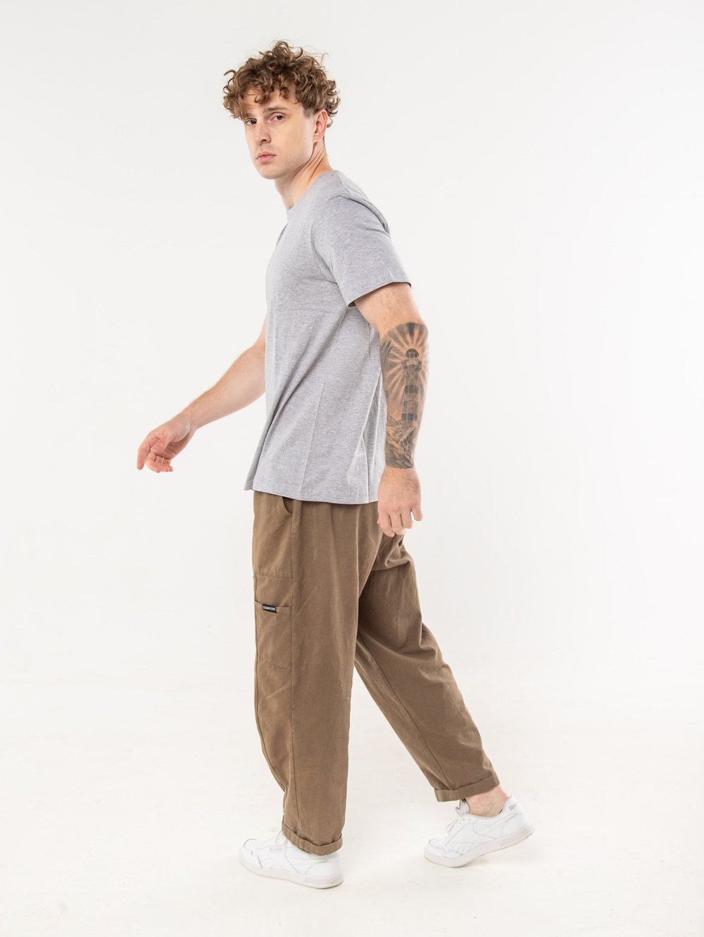 Футболка мужская 160,02 STAN, хлопок, Серый меланж
