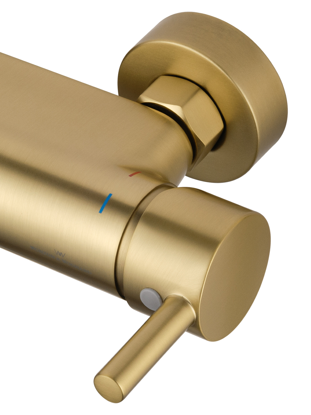 Смеситель для душа с встроенным изливом WONZON & WOGHAND MUSE Corno, Брашированное золото (WW-A30902-BG)