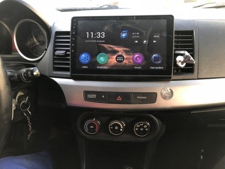 Магнитола для Mitsubishi Lancer X 2007-2016 (рамка 10) - Teyes CC3 на Android 10, QLED, ТОП процессор, 4Гб+32Гб, CarPlay, 4G SIM-слот