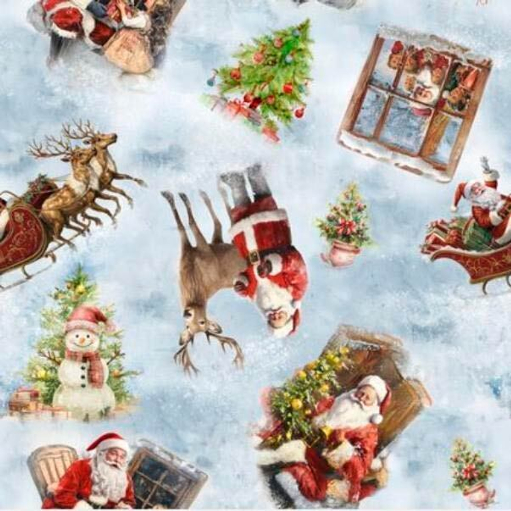 Клеенка МИРЕЛЛА 140см*20м (Новый год), 222А