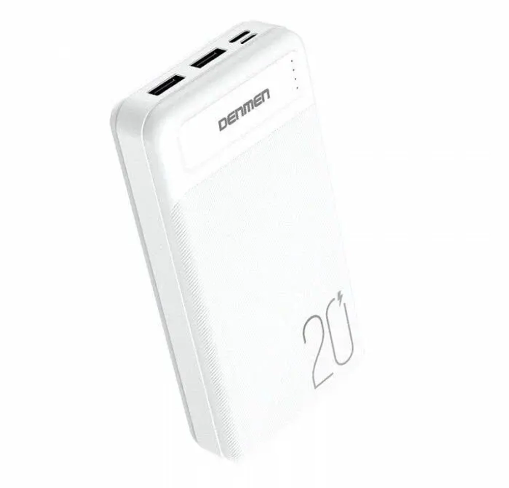 Портативный аккумулятор DENMEN DP10 20000мА Чёрный