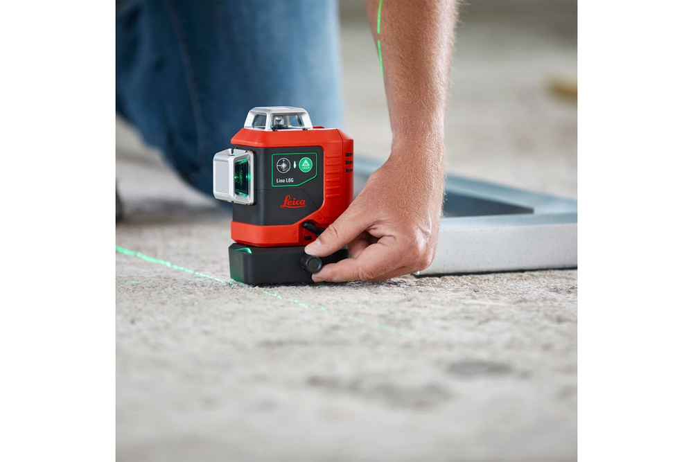 Нивелир лазерный Leica Lino L6Gs-1 (зеленый луч, в сумке)
