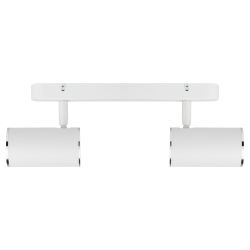 Светильник настенно-потолочный спот ЭРА OL35-2 WH MR16 GU10 IP20 белый хром