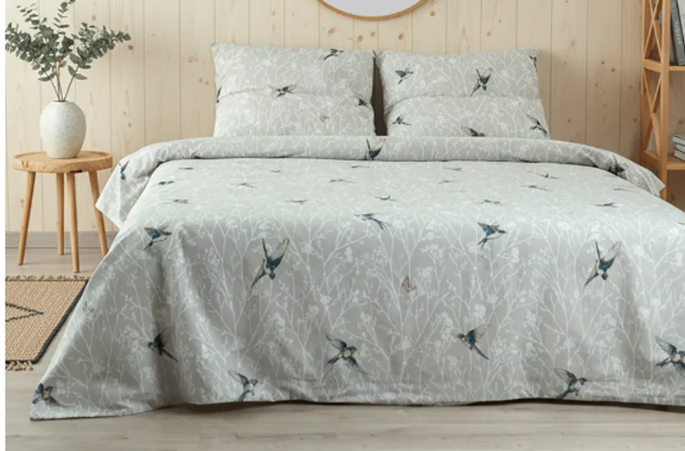 КПБ Дуэт с простыней на рез. 180х200 БЯЗЬ "ББ11"