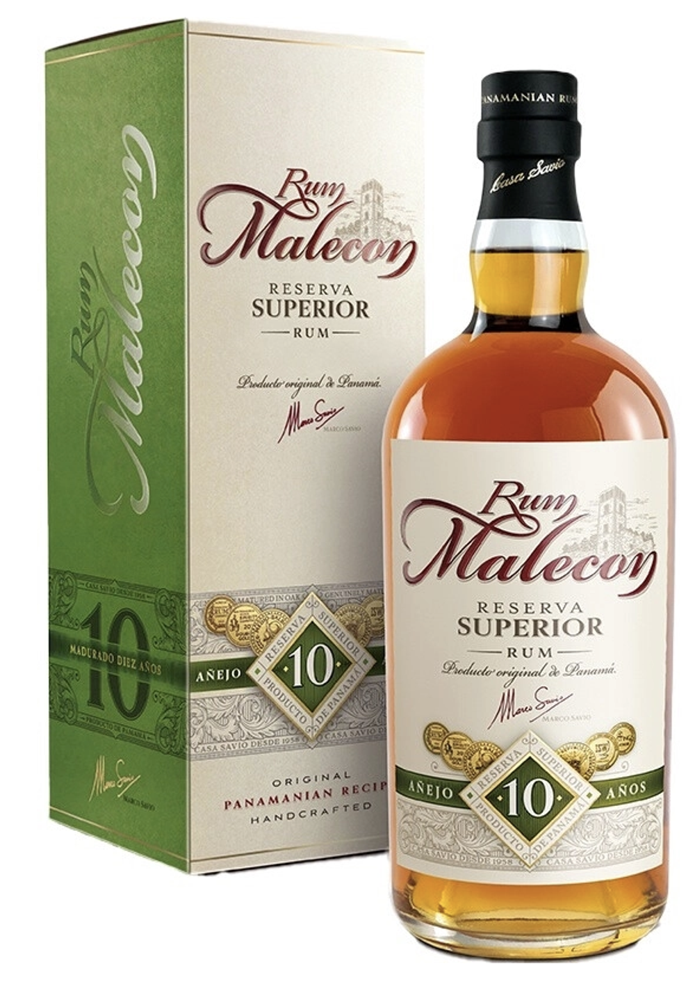 Ром Malecon Reserva Superior Anejo 10 Anos, 0.7 л