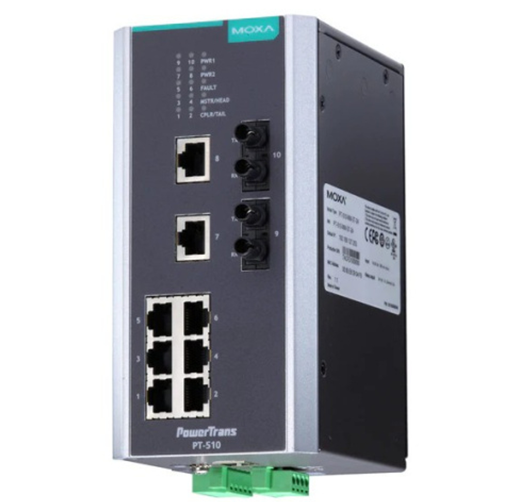 Коммутатор управляемый MOXA PT-510-MM-ST-HV