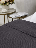 Покрывало на кровать, стеганое, поплин с размерами 215х220