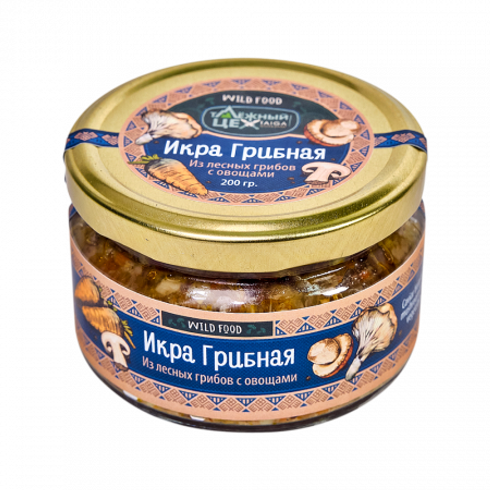 Икра грибная из лесных грибов 200 г