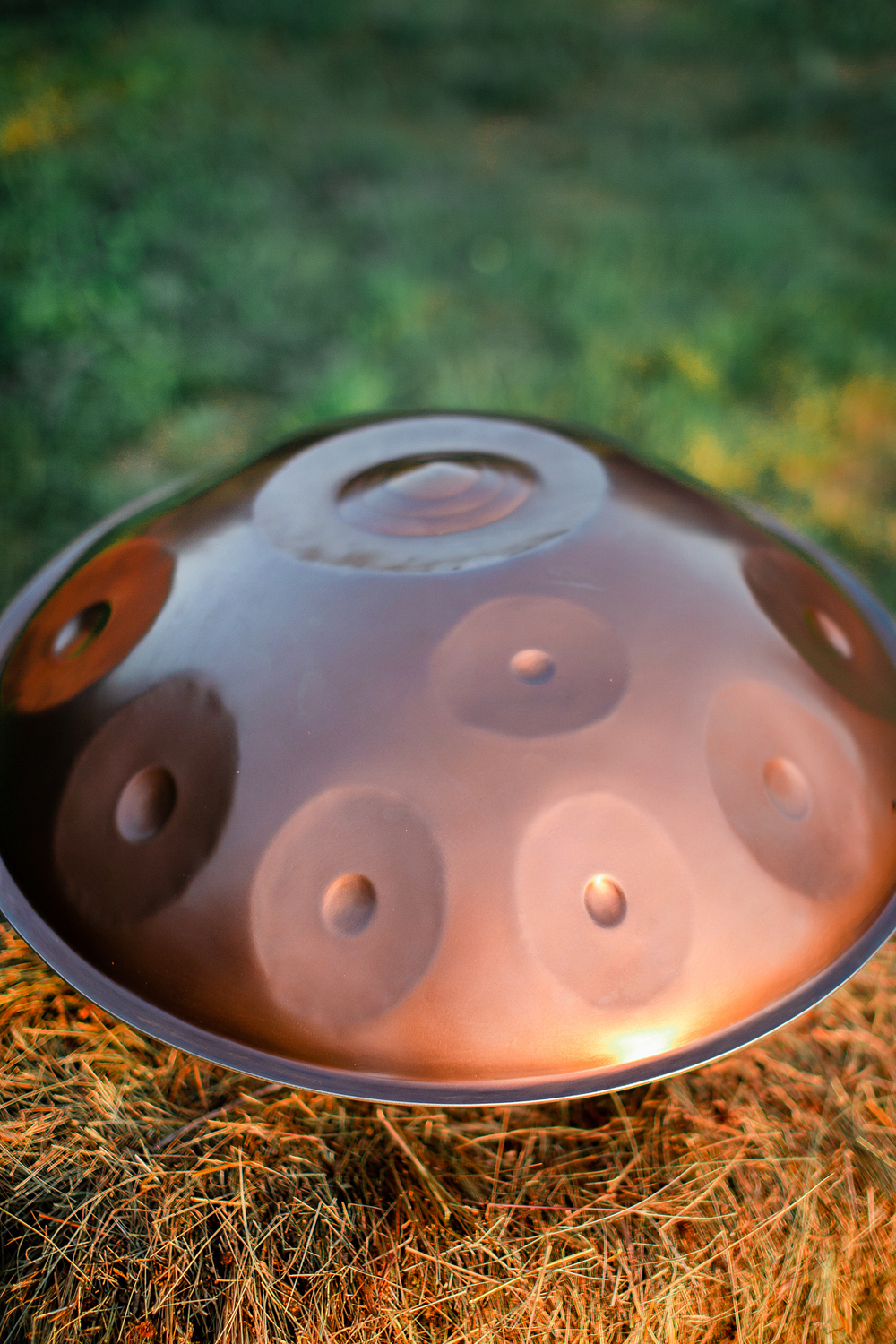 Глюкофон 53см, 11 мембран, Курд ре-минор, Kosmosky KSY.Handpan-11