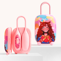 BeYourLover Magic Suitcase - Вибратор 2в1 с бесконтактным клиторальным стимулятором