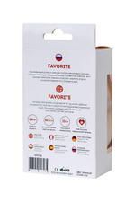 Анальный фаллоимитатор ToyFa Favorite, силикон, 13 см