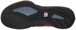 Детские теннисные кроссовки Wilson Glide Jr - black/tomato red/black