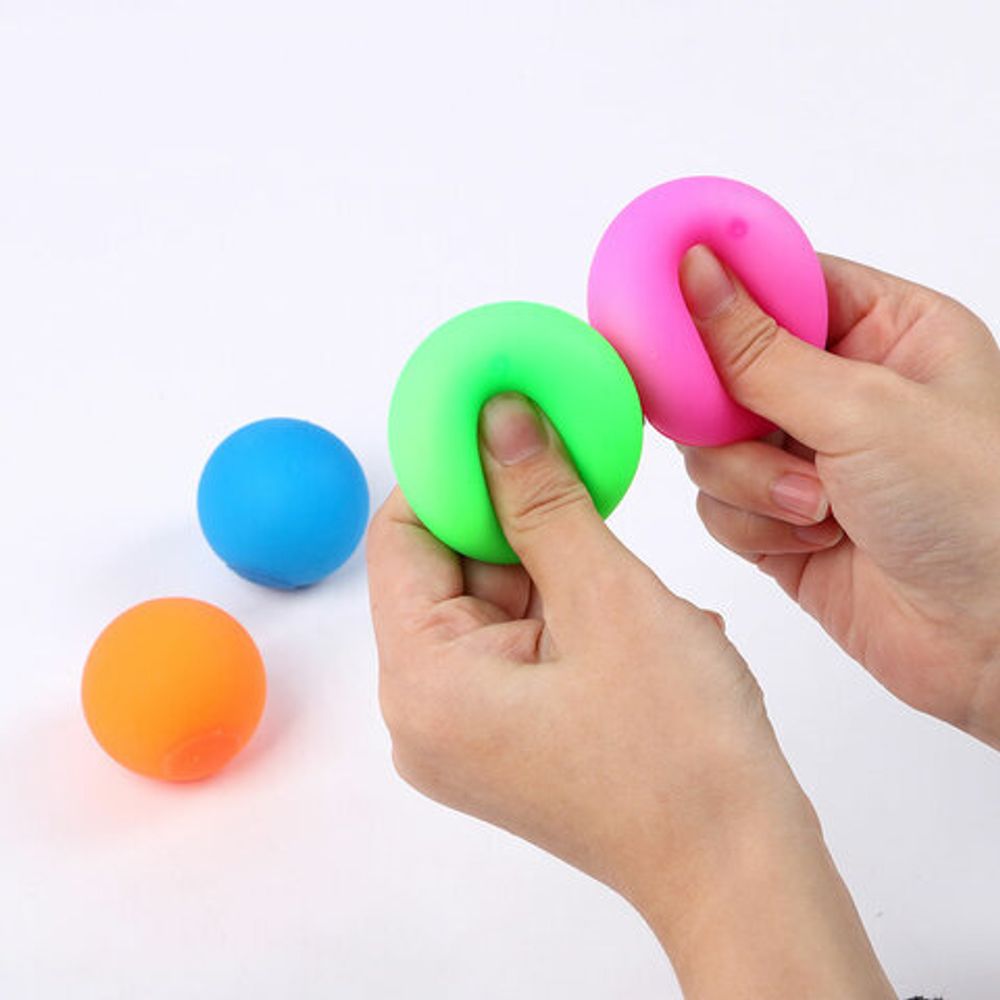 Игрушка-антистресс "ШАР", 4 см, ассорти 4 цвета, дисплей, JOLLY JOT (ДЖОЛЛИ ДЖОТ), 665810