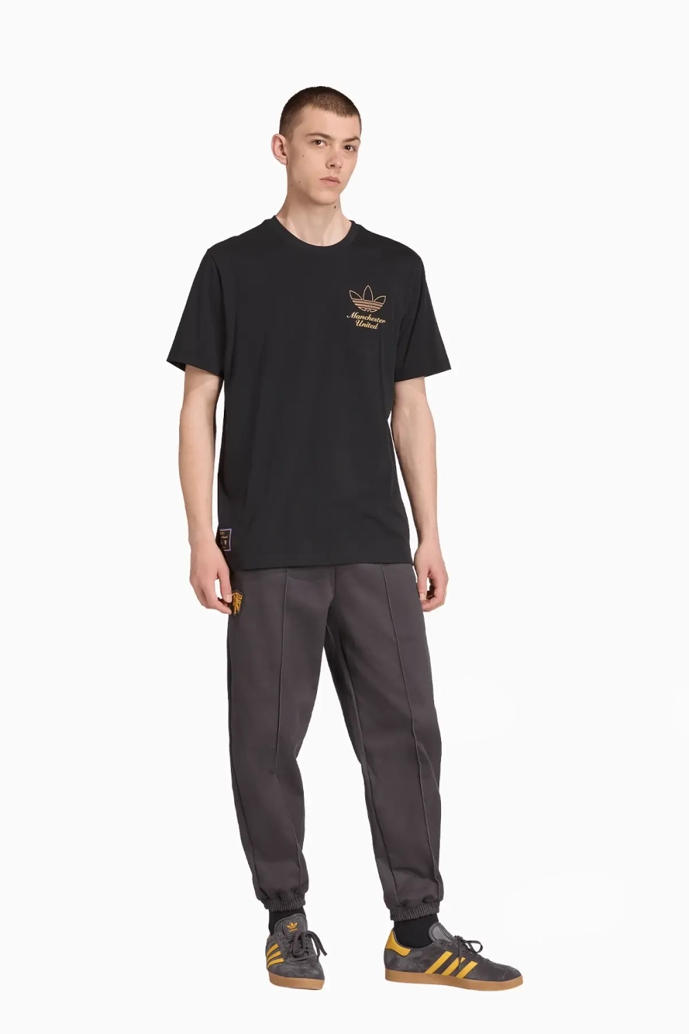 Футболка adidas Manchester United 25/26 Terrace Icons Graphic - черный
