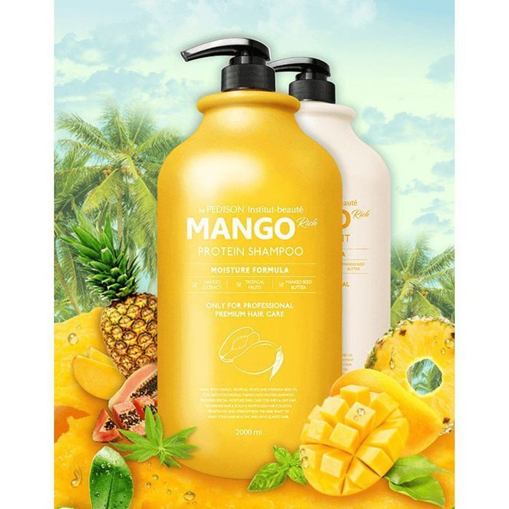 Шампунь с экстрактом манго для сухих волос, 500 мл, Pedison Institut