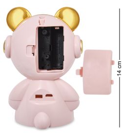 GAEM Art CL-27/3 Будильник «Медвежонок» розовый