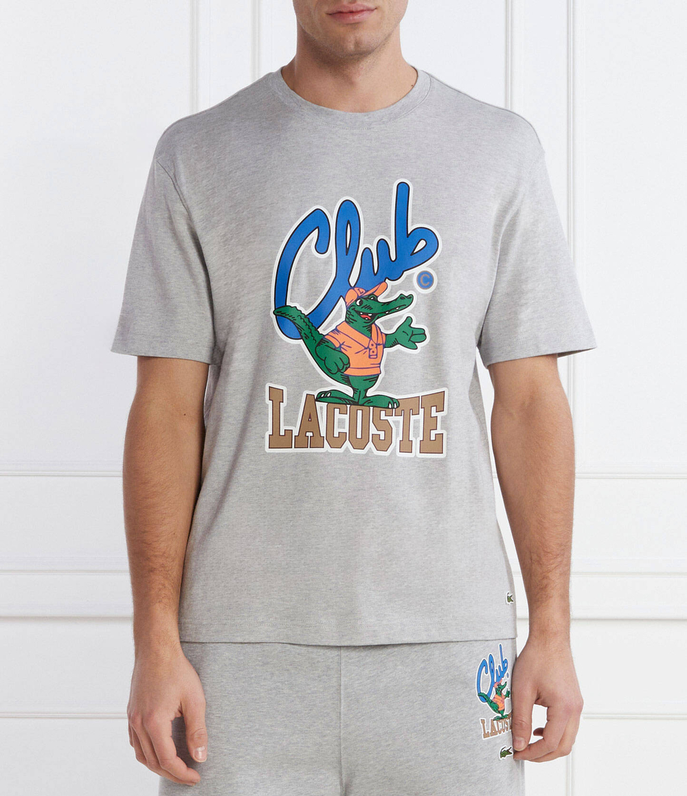 Футболка Lacoste - серый(TH1533)