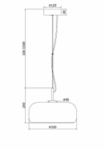 Подвесной светильник Maytoni MOD127PL-L6AM