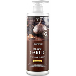 Deoproce Black Garlic Intensive Energy Shampoo шампунь против выпадения волос с экстрактом чёрного чеснока