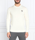 Хлопковый свитер Karl Lagerfeld - кремовый(655013 524399)