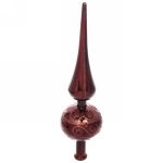 Верхушка на ёлку 23 см «Волшебный узор», Шоколад