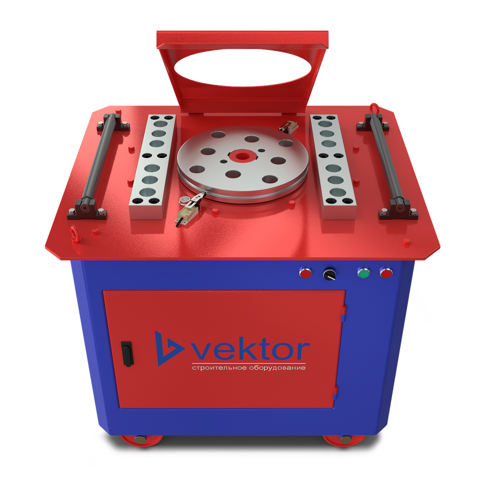 Станок для гибки арматуры Vektor GW40 с доводчиком - [3 кВт / до 36 мм / с концевиком]