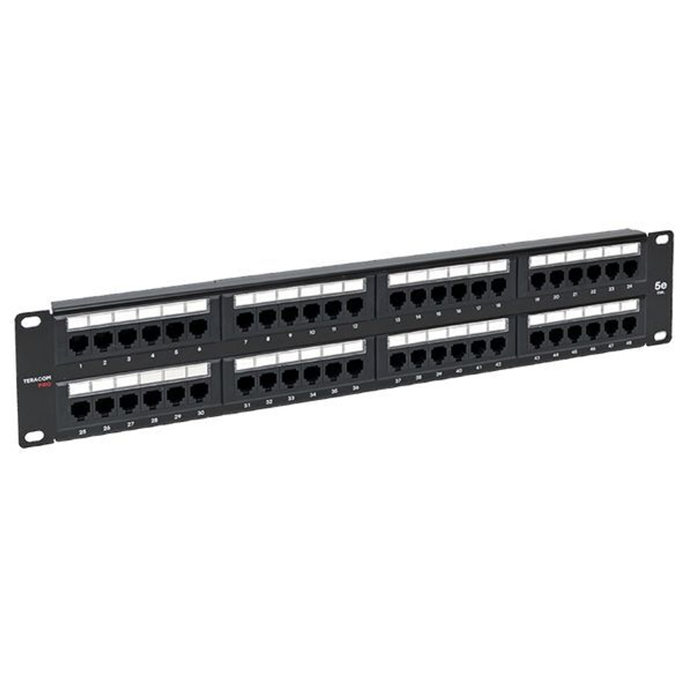 Патч-панель  EKF TRP-PPNL-5EUTP-2U48