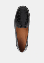 Лоферы // Jill // Croc // Black