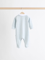 Комбинезон / Cлип для малышей Next K79-503, 3 шт., Голубой, Белый