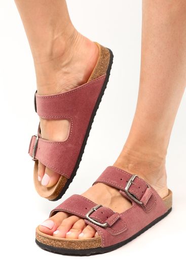 «Olga» | Женские сандалии ( розовый)