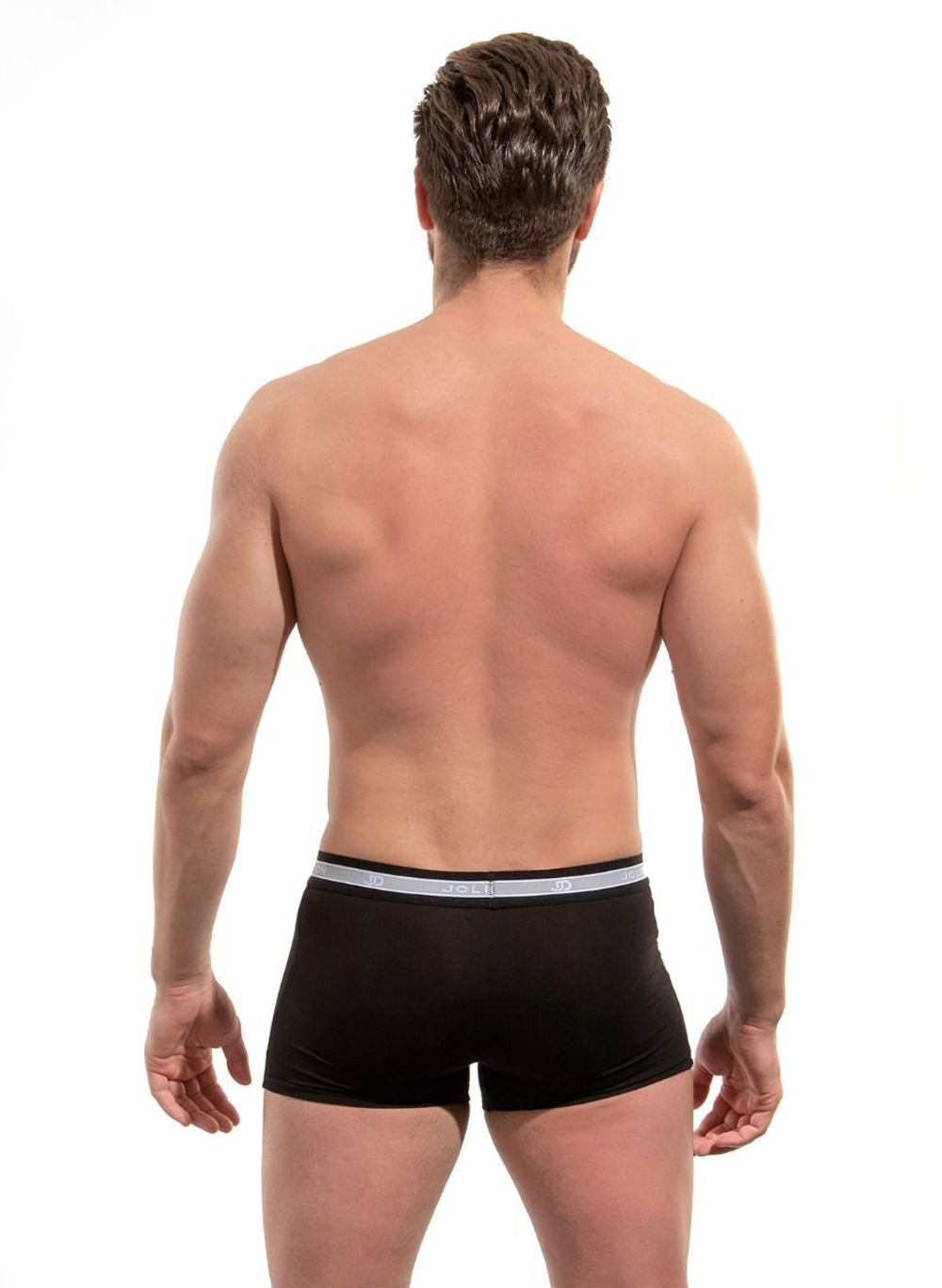 Мужские боксеры с резинкой в полоску (Размер: M) (Цвет: темно-синий)