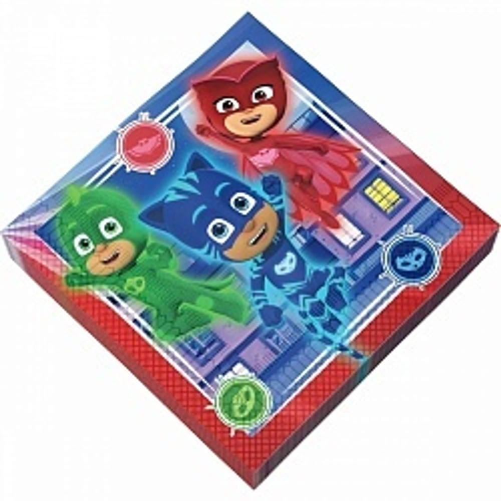 Салфетки Герои в масках 33 на 33 см 12шт.