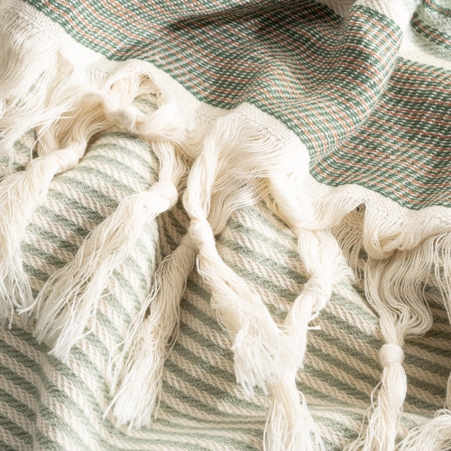 Пештемаль из органического хлопка Arya 90x180 | зеленый