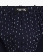 Мужские трусы слипы спорт Atlantic, набор 3 шт., хлопок, темно-синие + голубые + серые 3MP-177