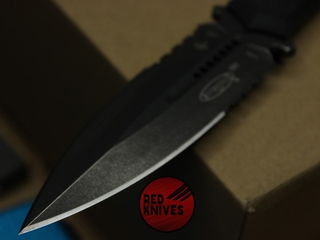 Нож Microtech Borka SBD 201-12 Black Apocalyptic , заточка 2/6