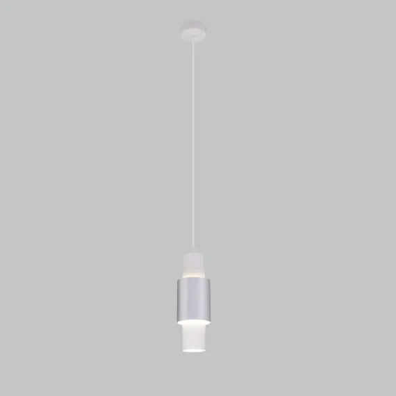 50204/1 LED / подвесной светильник / белый/матовое серебро