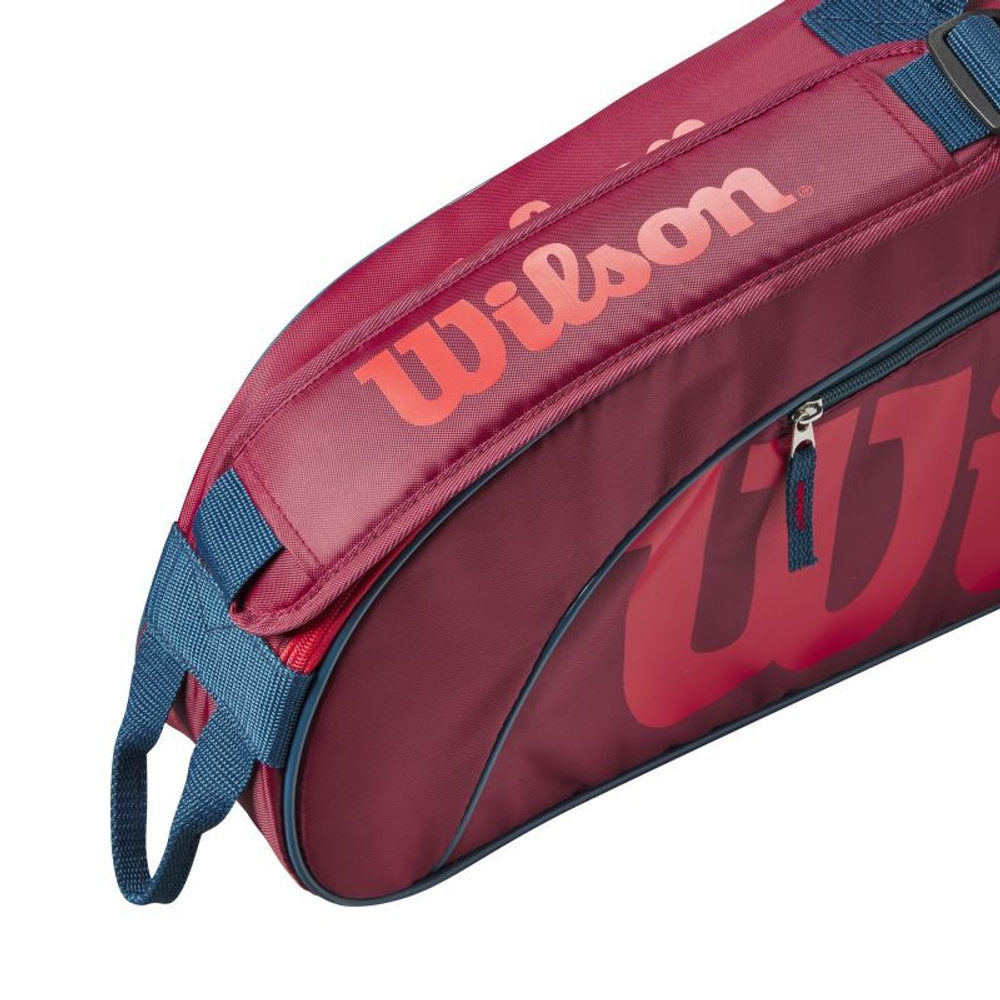 Теннисная сумка Wilson Junior 3 PK Racket Bag - Red