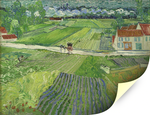 Пейзаж в Овере после дождя, Ван Гог , картина для интерьера (репродукция) Настене.рф