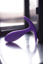 Анальная втулка Штучки-дрючки фиолетовая 7,2 см